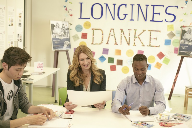Children for Tomorrow welcomes Longines to the foundation’s headquarters in the presence of Ambassador of Elegance Stefanie Graf